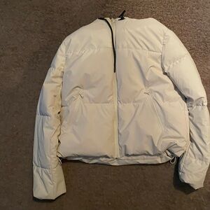 Love Tree Beige Puffer Jacket